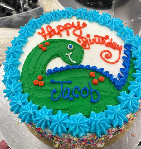 Dinosaur cake