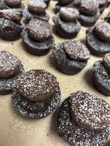 Gluten free chocolate ganache cupcakes