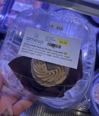 Gluten free chocolate peanut butter cupcakes