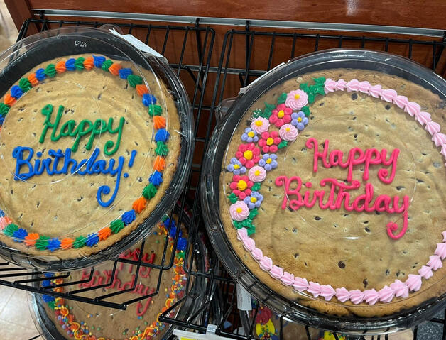 Birthday cookies