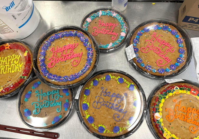 Birthday cookies