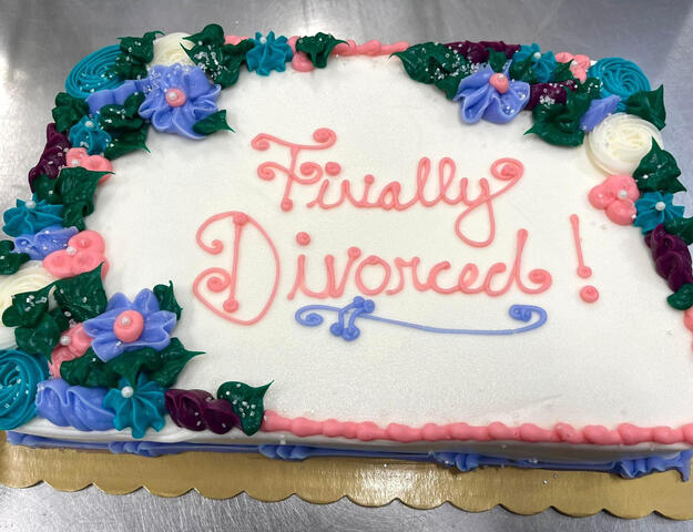 Divorce cake