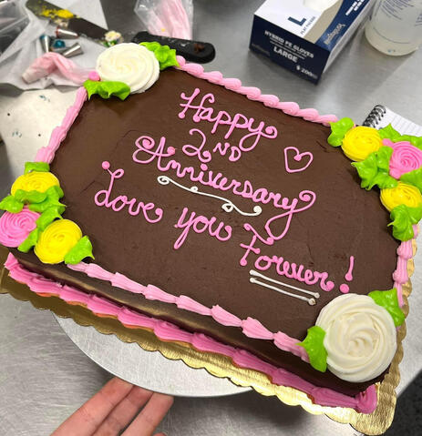 Anniversary cake