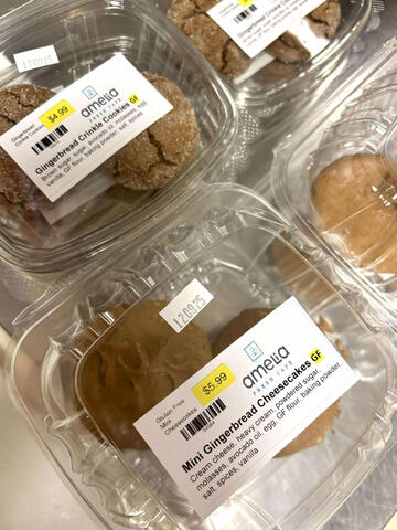 Gluten free gingerbread treats