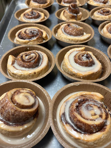Gluten free vegan cinnamon rolls