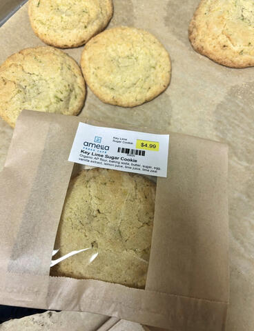 Key lime cookies