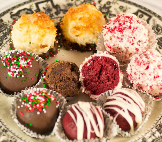 Christmas truffles