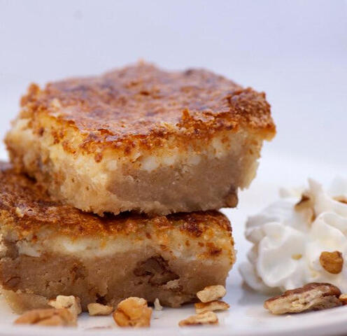 Nutty gooey bars