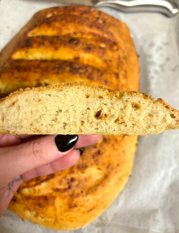 Honey butter garlic bread