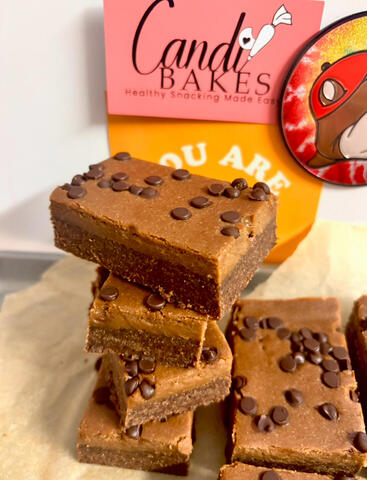 Ultimate cookie dough brownies (vegan, gluten free, and high protein)